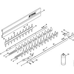 Stihl HS246 Blade Assembly
