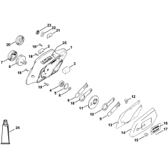 Stihl HS246 Gearbox Housing
