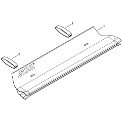 Stihl HS45 Catcher Blade