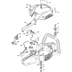 Stihl HS46 AV System