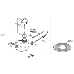 Fuel Tank Assembly for Stihl HS 52