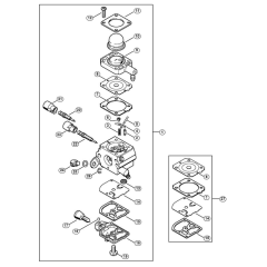 Carburetor C1Q-S278 for Stihl HS 52