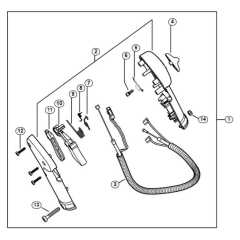 Control Handle for Stihl HS 52