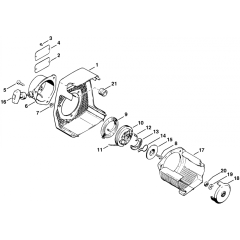Rewind Starter for Stihl HS60, HS61