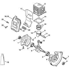 Stihl Hedge Trimmer Crankcase