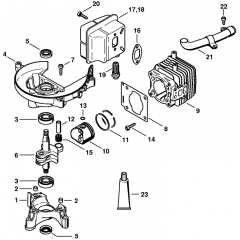 Stihl Hedge Trimmer Crankcase