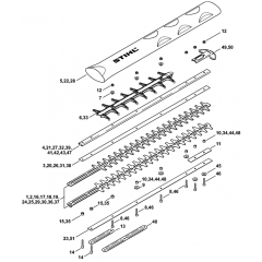 Stihl HS81 Cutter Assembly