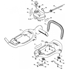 Stihl HS82 HS87 Handle & Tank