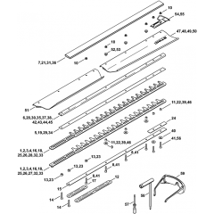 Stihl HS86 Cutter Bar Assembly