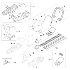Main Assembly for Stihl HSA 40