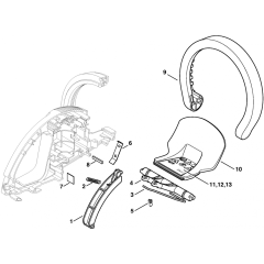 HSE41 HSE51 Handle Assembly