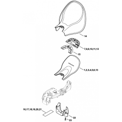 Stihl Hand Guard Assembly