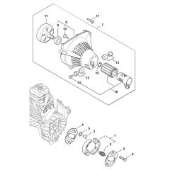 Clutch & Fan Housing for Stihl HT 135