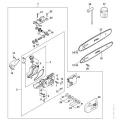 Gear Head for Stihl HT 135