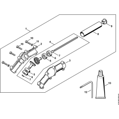 Angle Drive Assembly for Stihl HT101