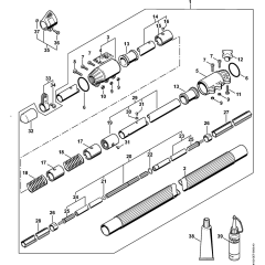 Drive Tube Assembly for Stihl HT101