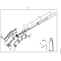 Angle Drive Assembly for Stihl
