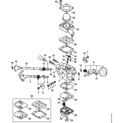 Carburetor Assembly for Stihl Pruners