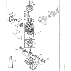 Engine Assembly for Stihl HT130
