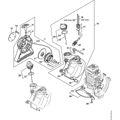Rewind Starter & Fuel Tank