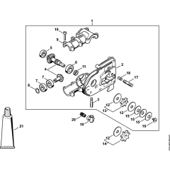 Gear Head Assembly for Stihl HT131
