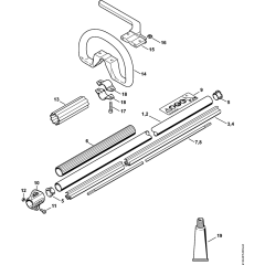 Drive Tube Assembly for Stihl HT70
