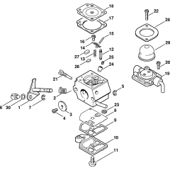 Carburetor for Stihl HT70 HT75