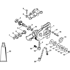 Gear Head Assembly for Stihl
