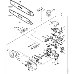 Gear Head Assembly for Stihl
