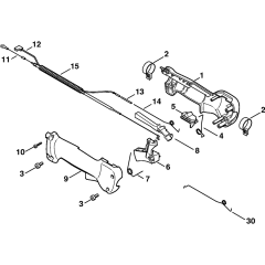 Handle Assembly for Stihl Pruners