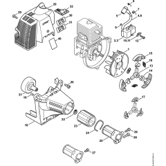 Ignition & Clutch for Stihl HT70