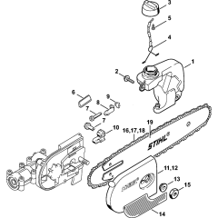 Oil Tank & Sprocket Cover