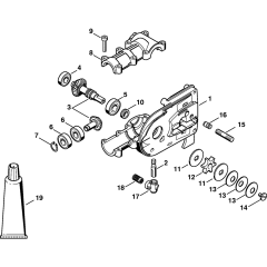 Gear Head Assembly for Stihl HT73