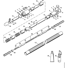 Drive Tube Assembly HT 75
