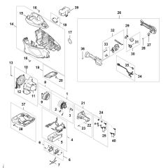 Stihl HTA 160 Motor Housing