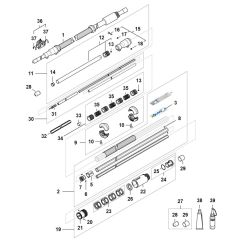 Drive Tube Assembly for Stihl HTA 160