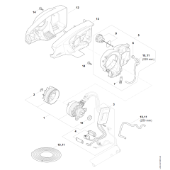 Motor & Housing for Stihl HTA 66