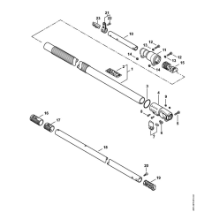 Drive Tube Assembly for Stihl HTA 85
