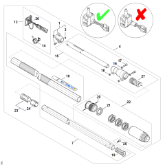 Drive Tube for Stihl HTA 86