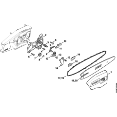 Chain Sprocket Cover for Stihl HTA65