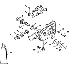 Gear Head Assembly for Stihl HTE60