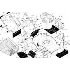 Frame & Engine Assembly HU775L