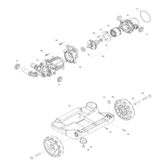 Base & Wheel Assembly for Makita