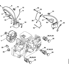 Ignition & AV System for Stihl MS170