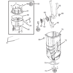 Paslode IM350+ Housing Assembly