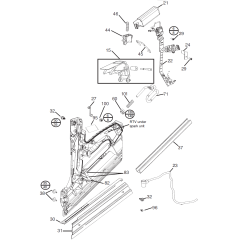 Fuel Door Assembly for Paslode