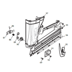Left Handle Assembly for Paslode