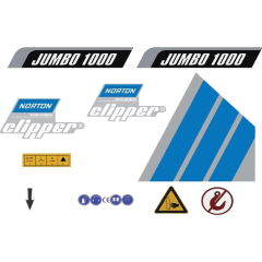 Labels for Norton Clipper Saw