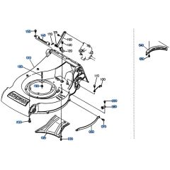 Deck Assembly for Kubota W5019-PC Mower
