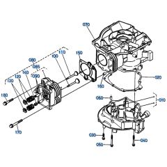 Crankcase Cover Assembly for Kubota W5019-PC Mower
